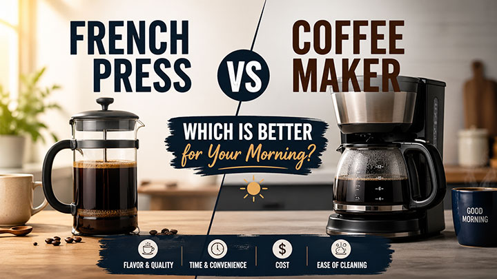 French Press vs coffee maker