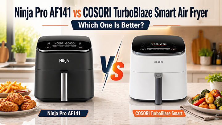 Ninja Pro AF141 vs COSORI TurboBlaze Smart Air Fryer