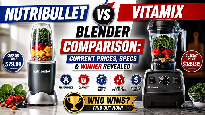 Nutribullet vs Vitamix Blender Comparison