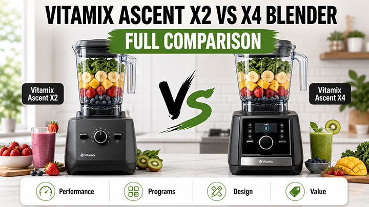 Vitamix Ascent X2 vs X4
